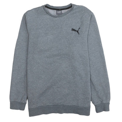 Mens UK Size L Puma Grey Pullover Sweatshirt