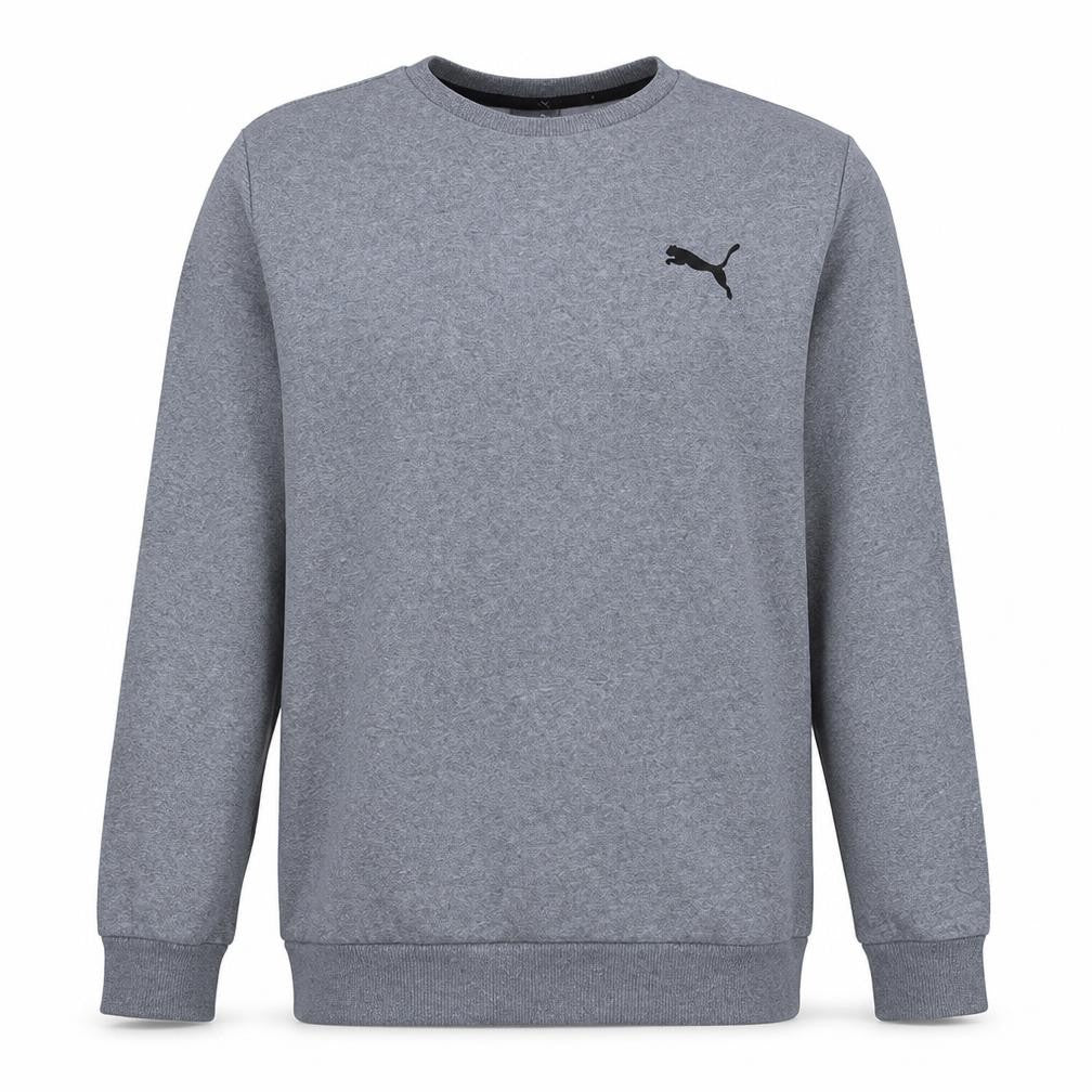 Mens UK Size L Puma Grey Pullover Sweatshirt