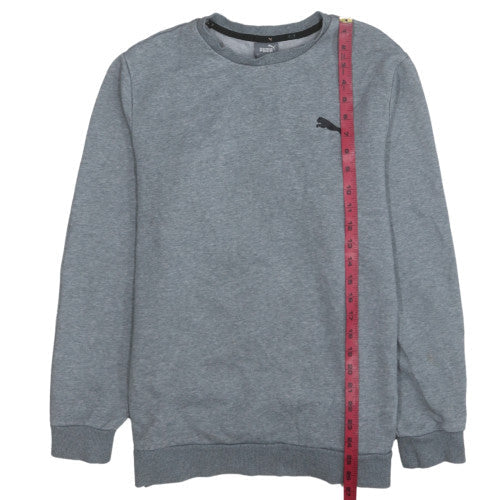 Mens UK Size L Puma Grey Pullover Sweatshirt