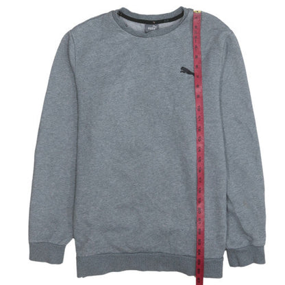 Mens UK Size L Puma Grey Pullover Sweatshirt