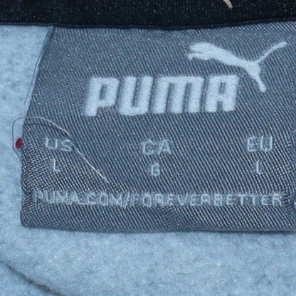 Mens UK Size L Puma Grey Pullover Sweatshirt