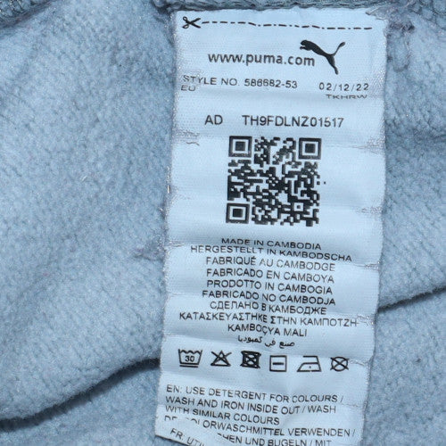 Mens UK Size L Puma Grey Pullover Sweatshirt