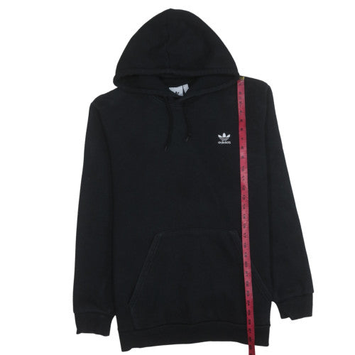 Mens UK Size L Adidas Black Pullover Hoodie