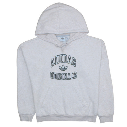 Womens UK Size XS Adidas Beige Pullover Hoodie
