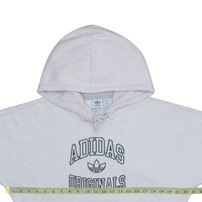 Womens UK Size XS Adidas Beige Pullover Hoodie