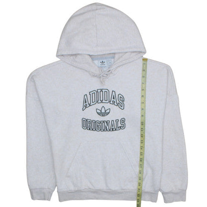 Womens UK Size XS Adidas Beige Pullover Hoodie