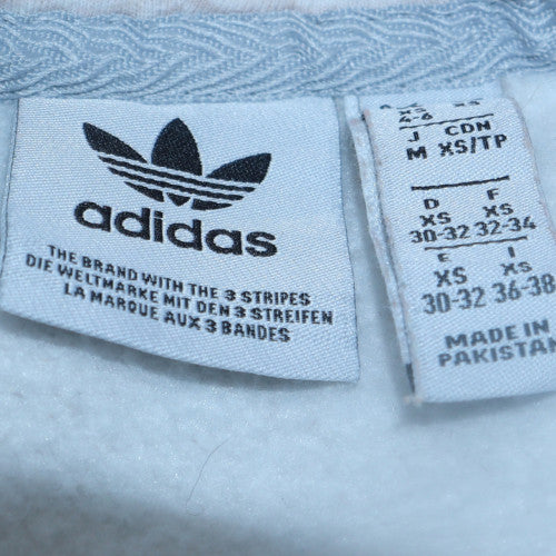 Womens UK Size XS Adidas Beige Pullover Hoodie
