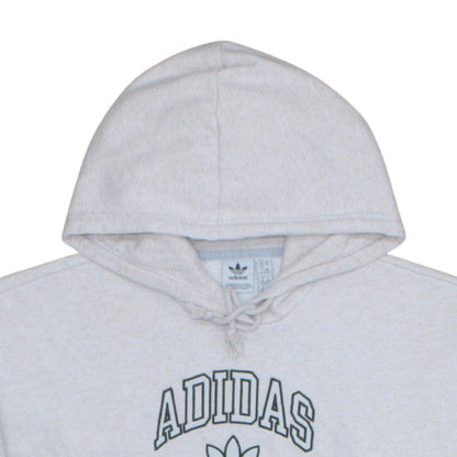 Womens UK Size XS Adidas Beige Pullover Hoodie