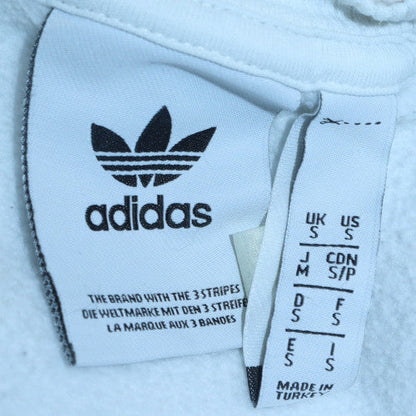 Mens UK Size M adidas White Pullover Sweatshirt