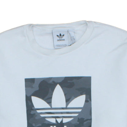 Mens UK Size M adidas White Pullover Sweatshirt
