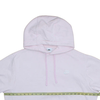 Womens UK Size L Nike Pink Pullover Hoodie
