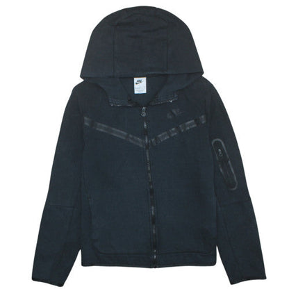 Nike Boys Black Full Zip Hoodie XL 158-170cm Hooded Sweatshirt