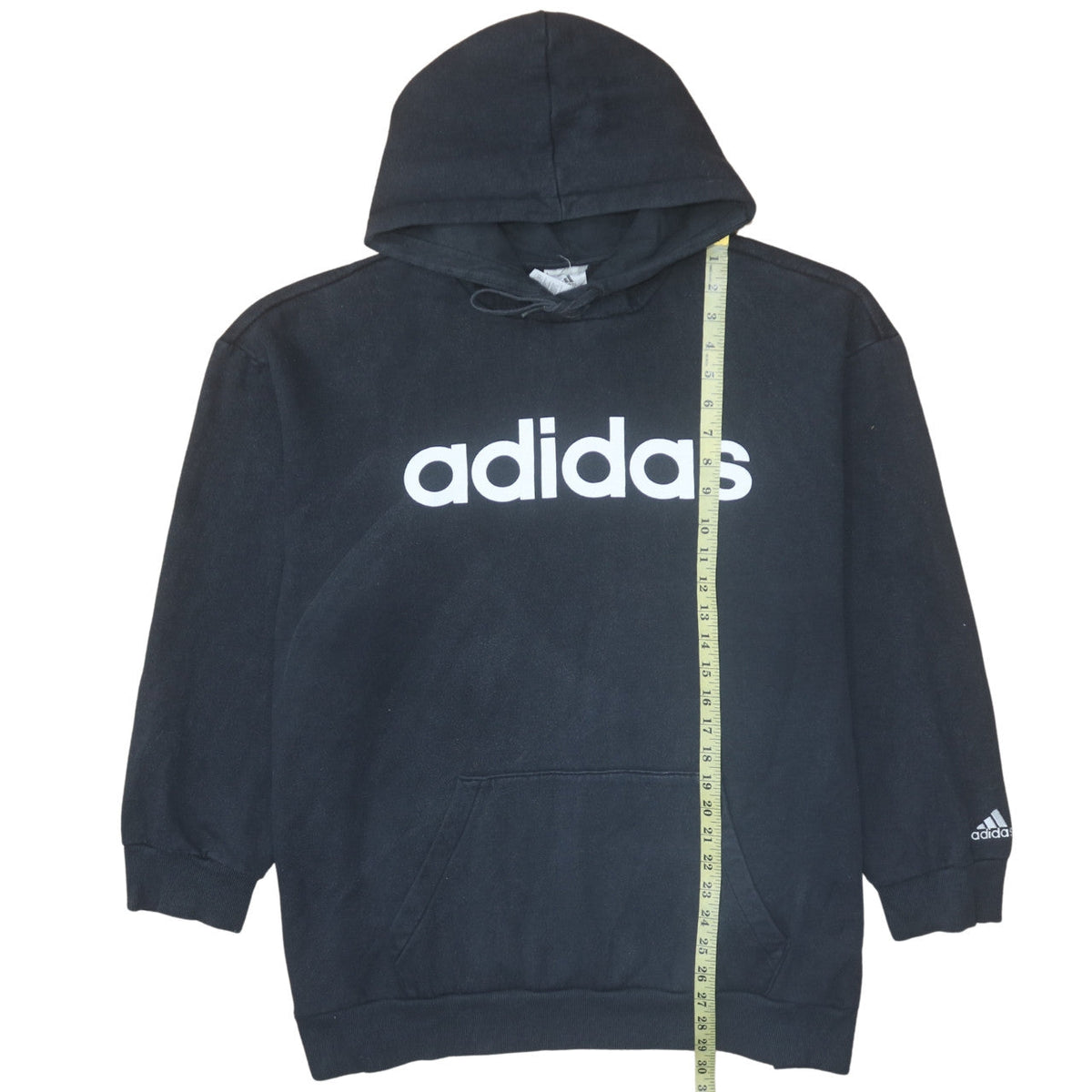 Womens UK Size 2XL Adidas Black Pullover Hoodie
