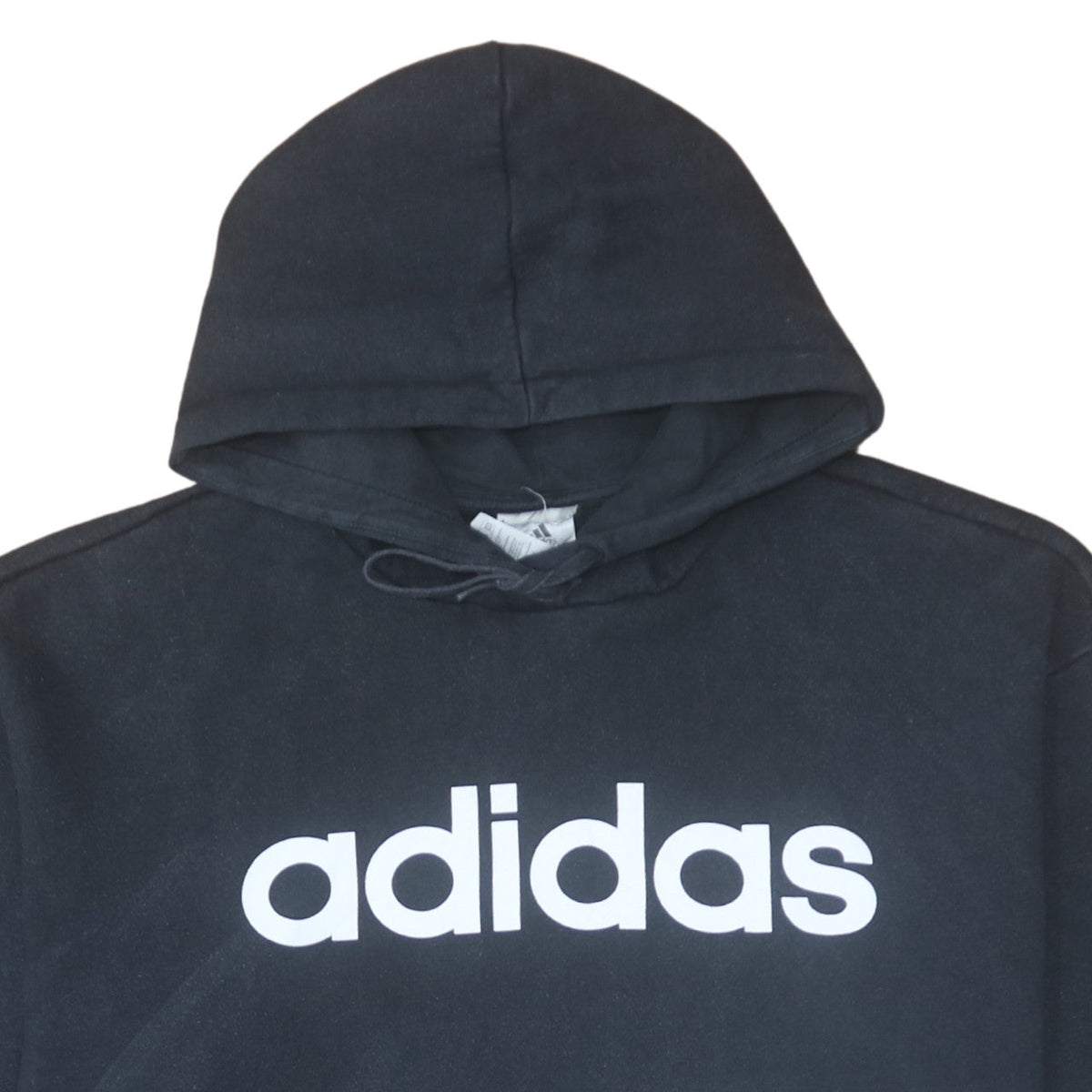Womens UK Size 2XL Adidas Black Pullover Hoodie