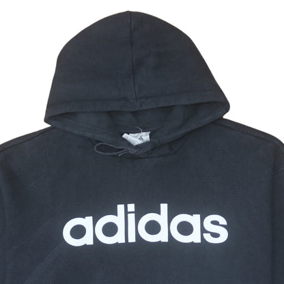 Womens UK Size 2XL Adidas Black Pullover Hoodie