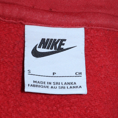 Mens UK Size S Nike Red Pullover Hoodie