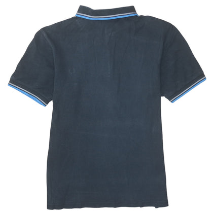Fred Perry Men's Black Slim Fit Polo Shirt L Cotton Laurel Logo