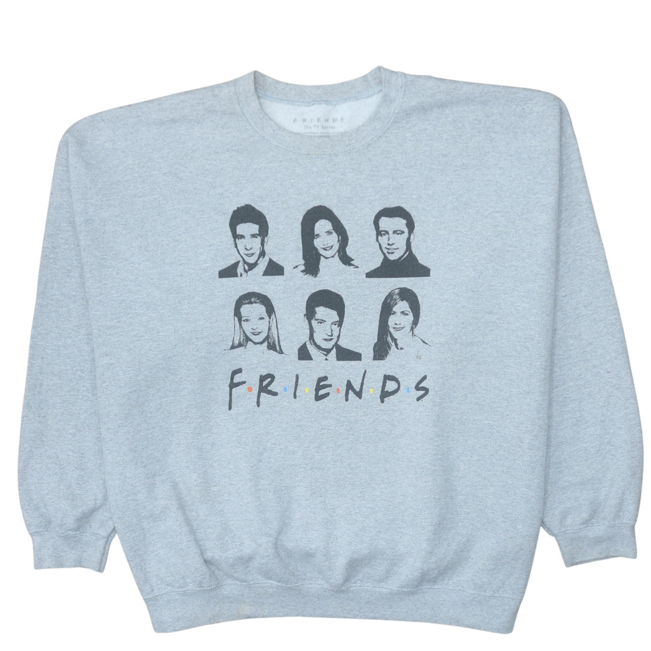 Mens UK Size 3XL Friends The TV Series Grey Pullover Sweatshirt