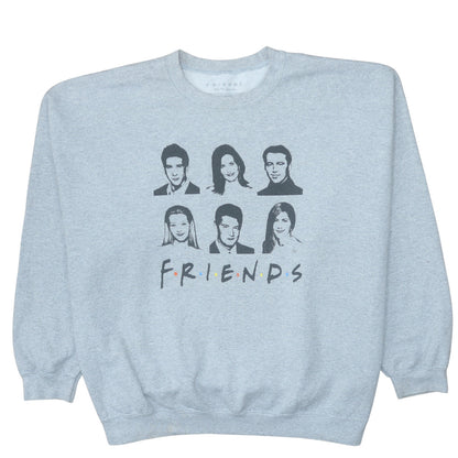 Mens UK Size 3XL Friends The TV Series Grey Pullover Sweatshirt
