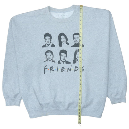 Mens UK Size 3XL Friends The TV Series Grey Pullover Sweatshirt