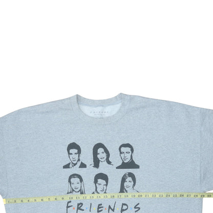 Mens UK Size 3XL Friends The TV Series Grey Pullover Sweatshirt