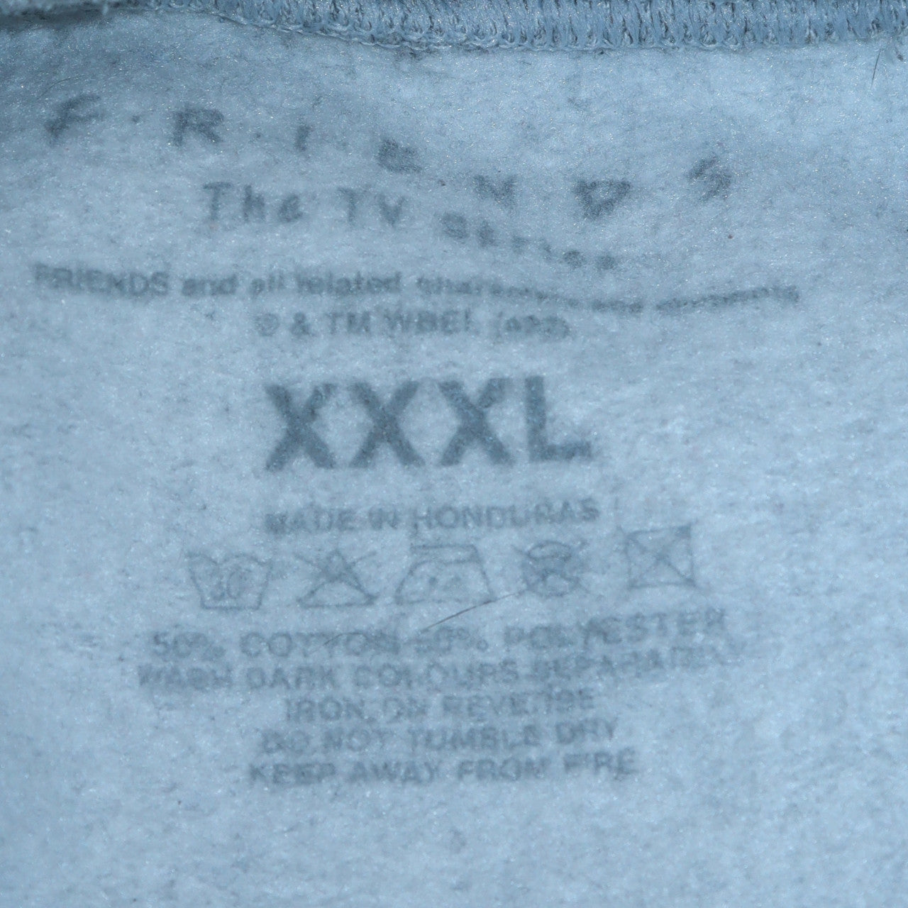 Mens UK Size 3XL Friends The TV Series Grey Pullover Sweatshirt