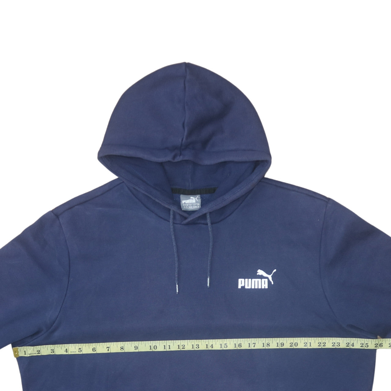 Mens UK Size XL Puma Blue Pullover Hoodie