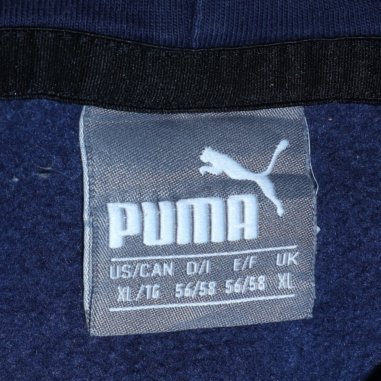 Mens UK Size XL Puma Blue Pullover Hoodie