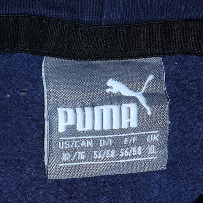 Mens UK Size XL Puma Blue Pullover Hoodie