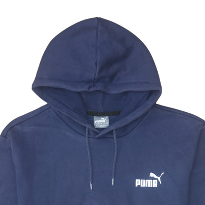 Mens UK Size XL Puma Blue Pullover Hoodie