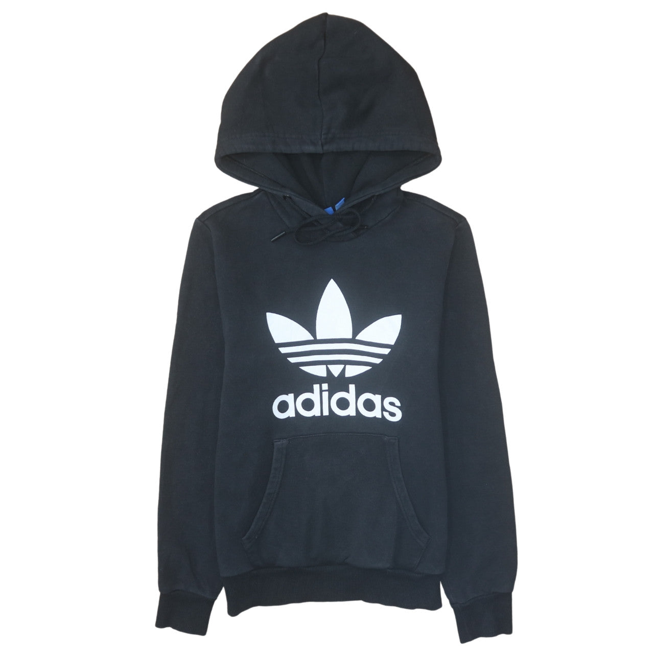 Womens UK Size 10 Adidas Black Pullover Hoodie