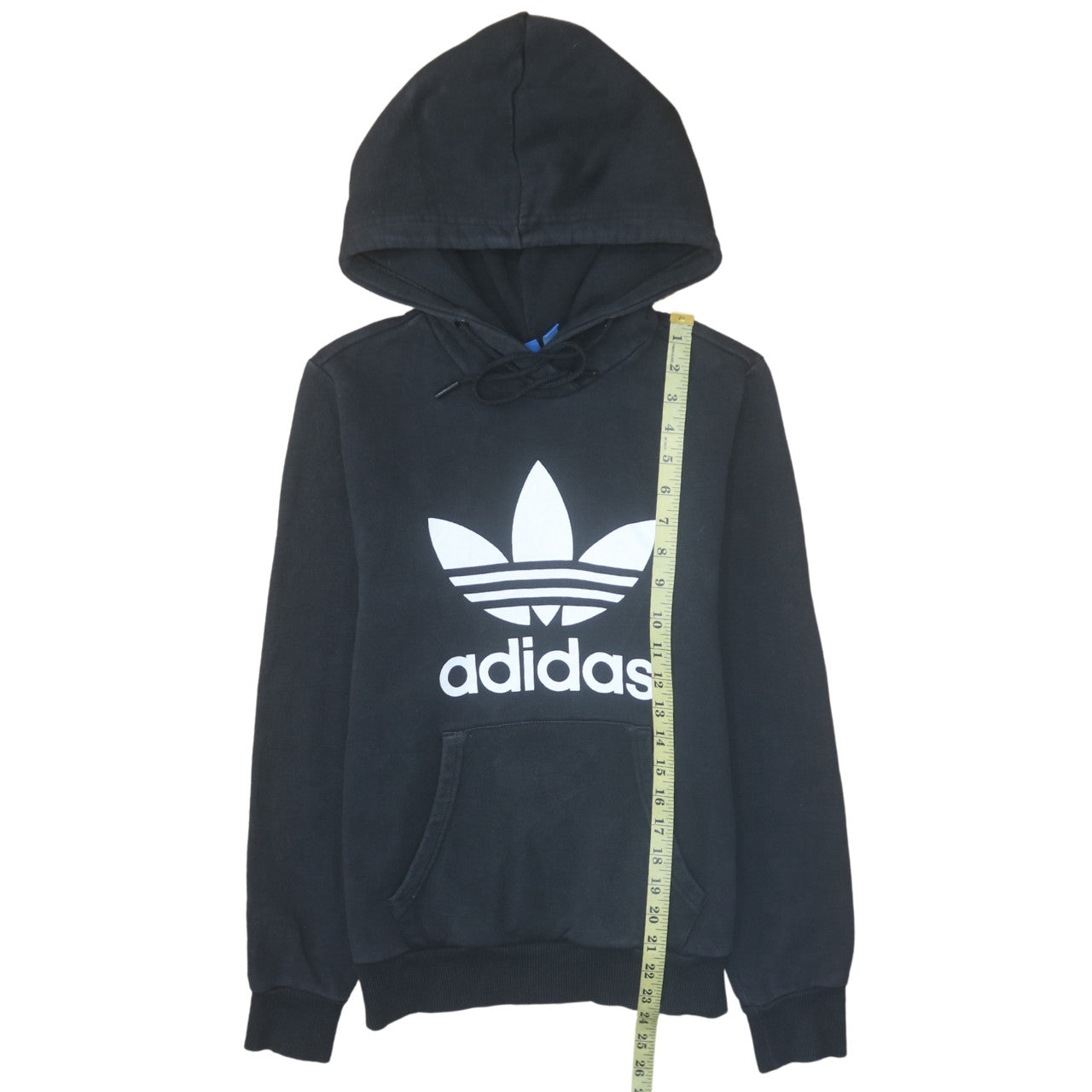 Womens UK Size 10 Adidas Black Pullover Hoodie
