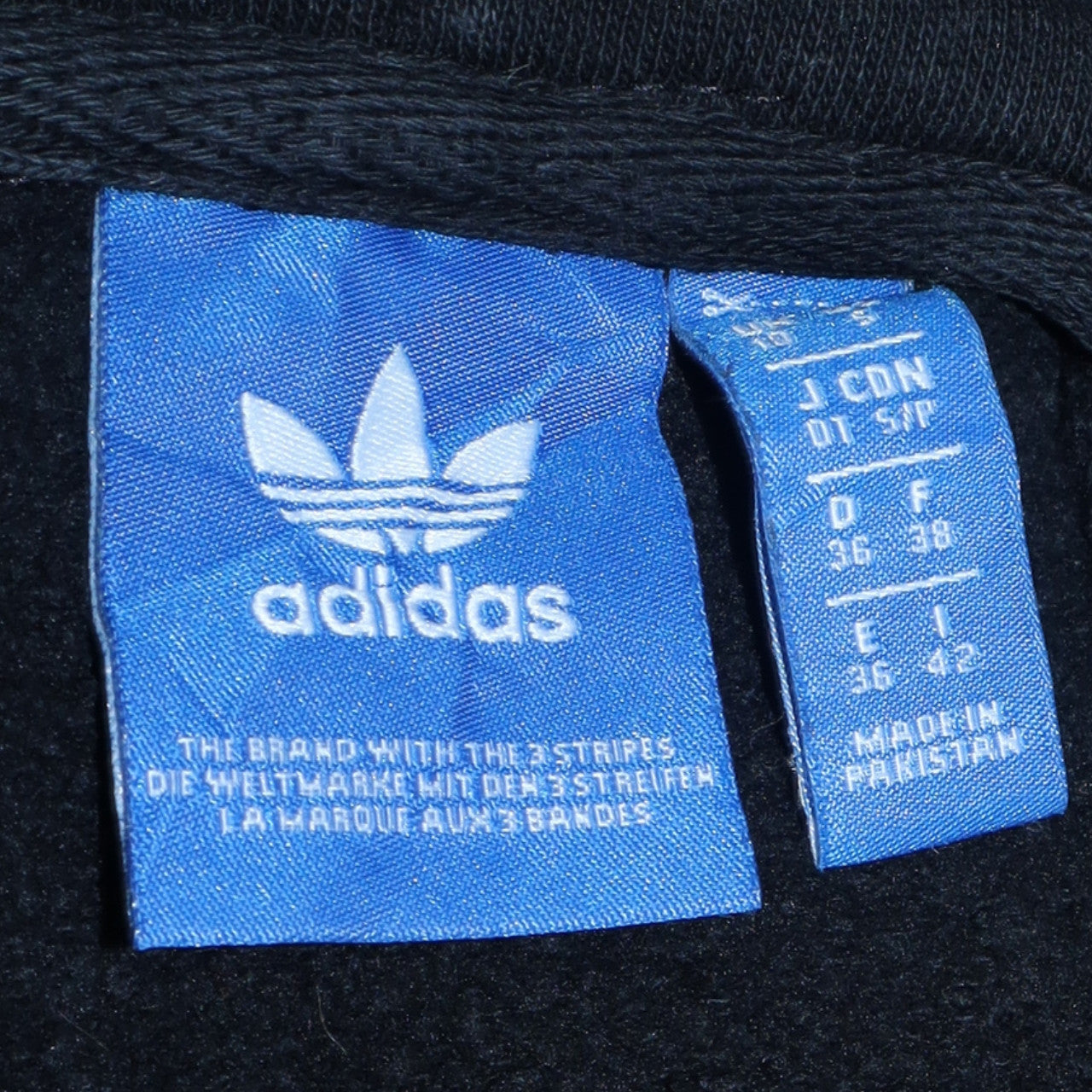 Womens UK Size 10 Adidas Black Pullover Hoodie