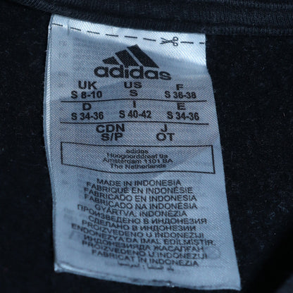 Womens UK Size S adidas Black Pullover Sweatshirt