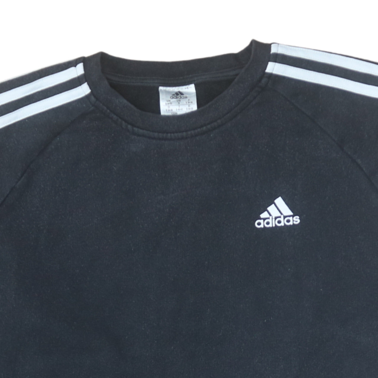 Womens UK Size S adidas Black Pullover Sweatshirt