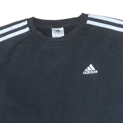 Womens UK Size S adidas Black Pullover Sweatshirt