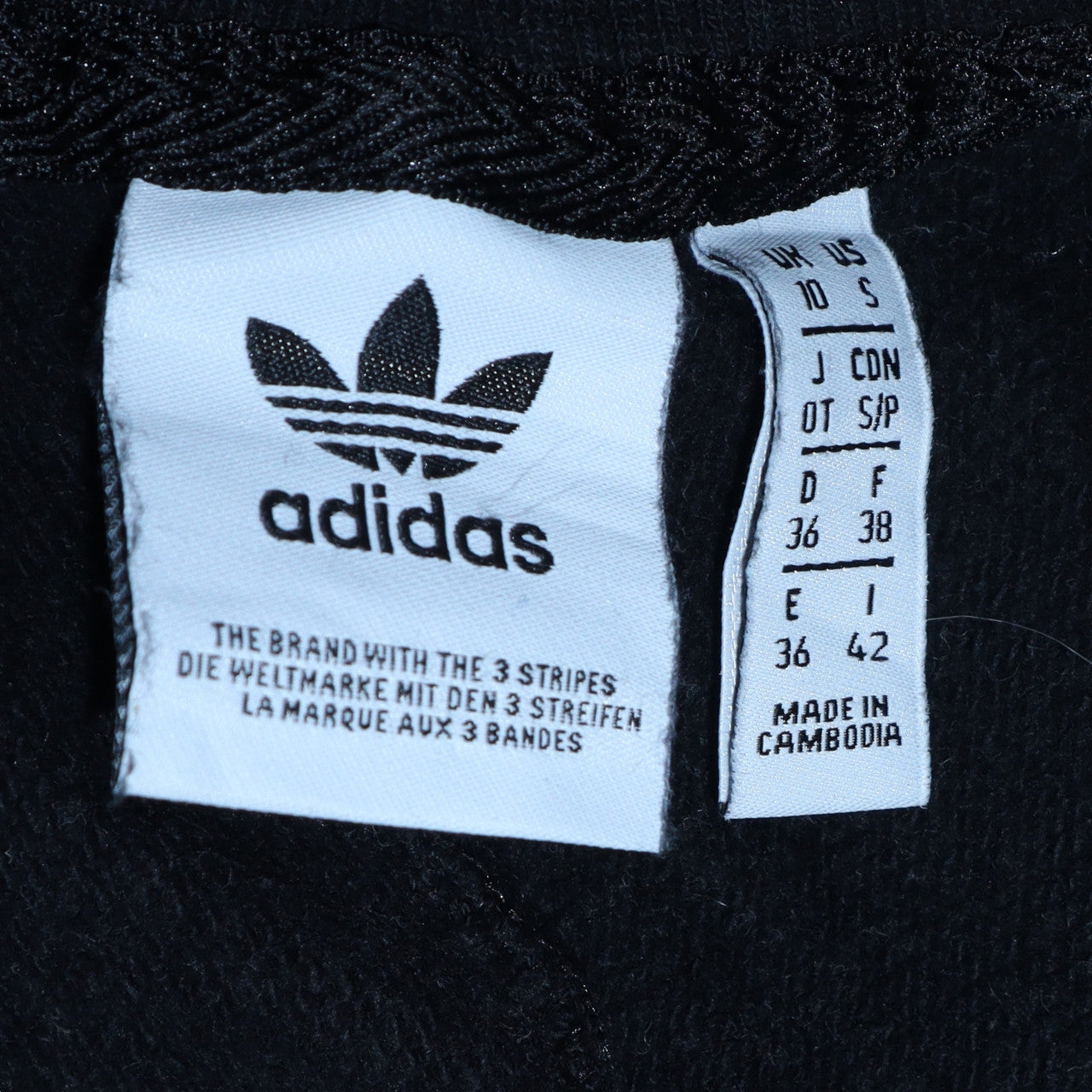 Womens UK Size 10 adidas Black Pullover Sweatshirt