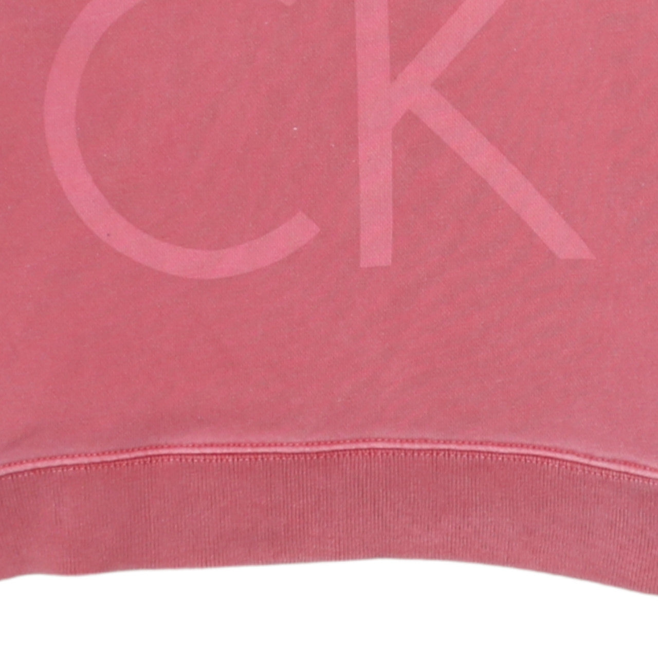 Womens UK Size S Calvin Klein Jeans Pink Pullover Sweatshirt