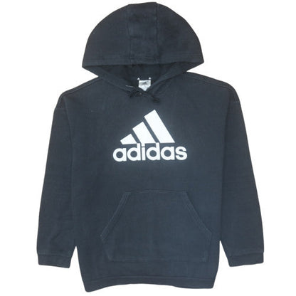 Womens UK Size M Adidas Black Pullover Hoodie