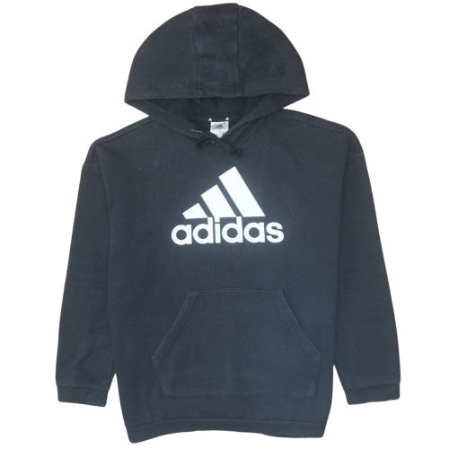 Womens UK Size M Adidas Black Pullover Hoodie