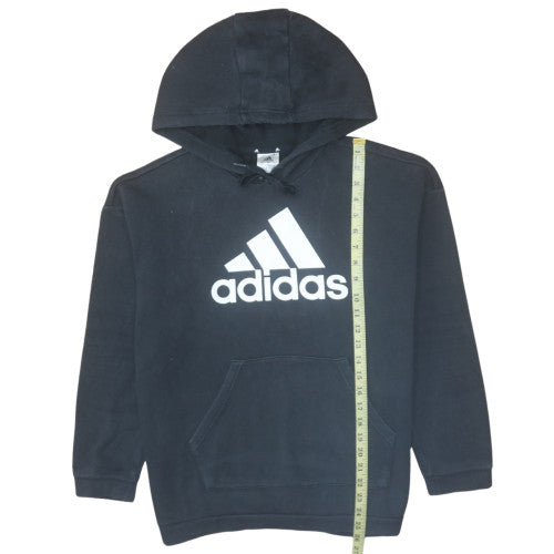 Womens UK Size M Adidas Black Pullover Hoodie
