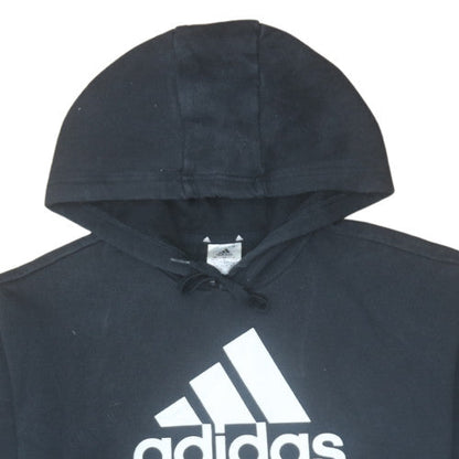 Womens UK Size M Adidas Black Pullover Hoodie