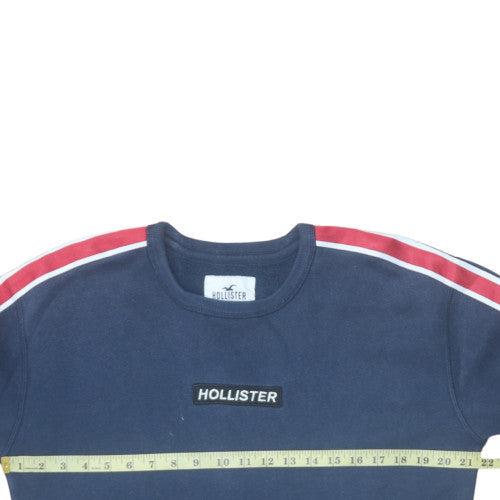 Mens UK Size S Hollister Blue Pullover Sweatshirt