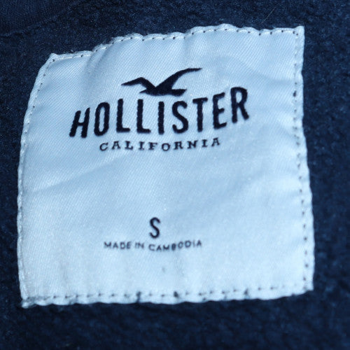 Mens UK Size S Hollister Blue Pullover Sweatshirt