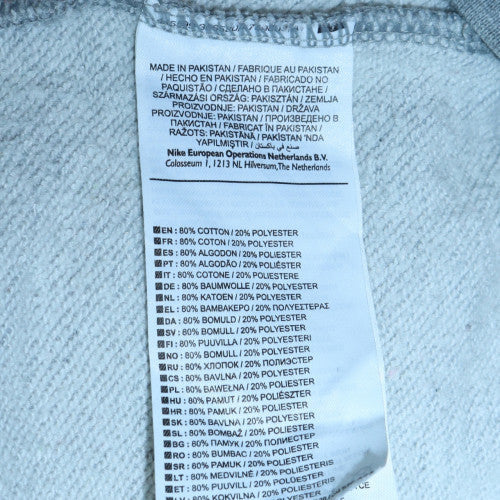 Mens UK Size XS Nike Grey Pullover Sweatshirt