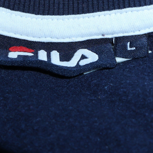Mens UK Size L Fila Blue Pullover Sweatshirt