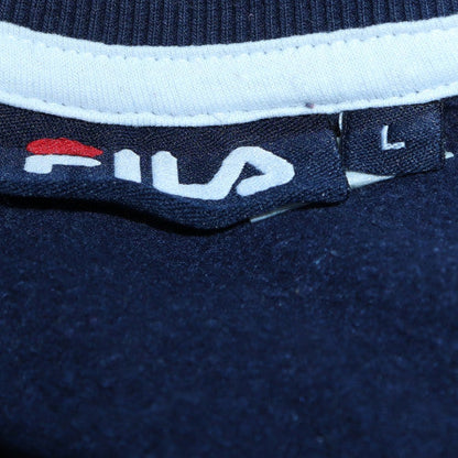 Mens UK Size L Fila Blue Pullover Sweatshirt