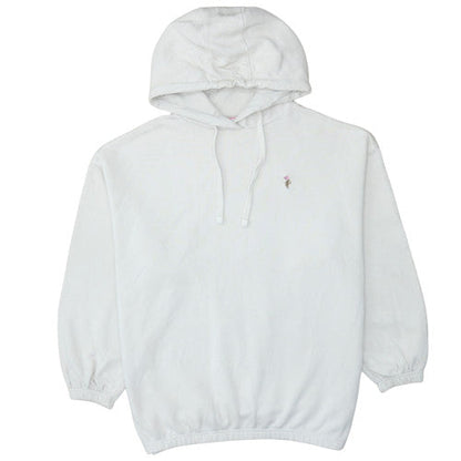 Mens UK Size M U.S. Polo Assn. White Pullover Hoodie