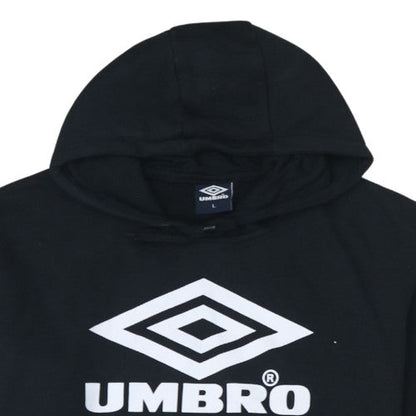 Womens UK Size L Umbro Black Pullover Hoodie