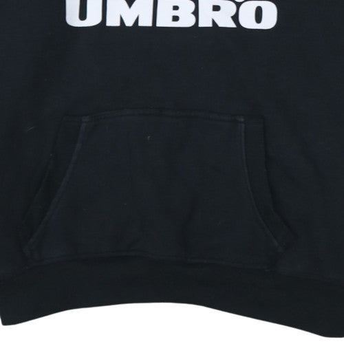 Womens UK Size L Umbro Black Pullover Hoodie